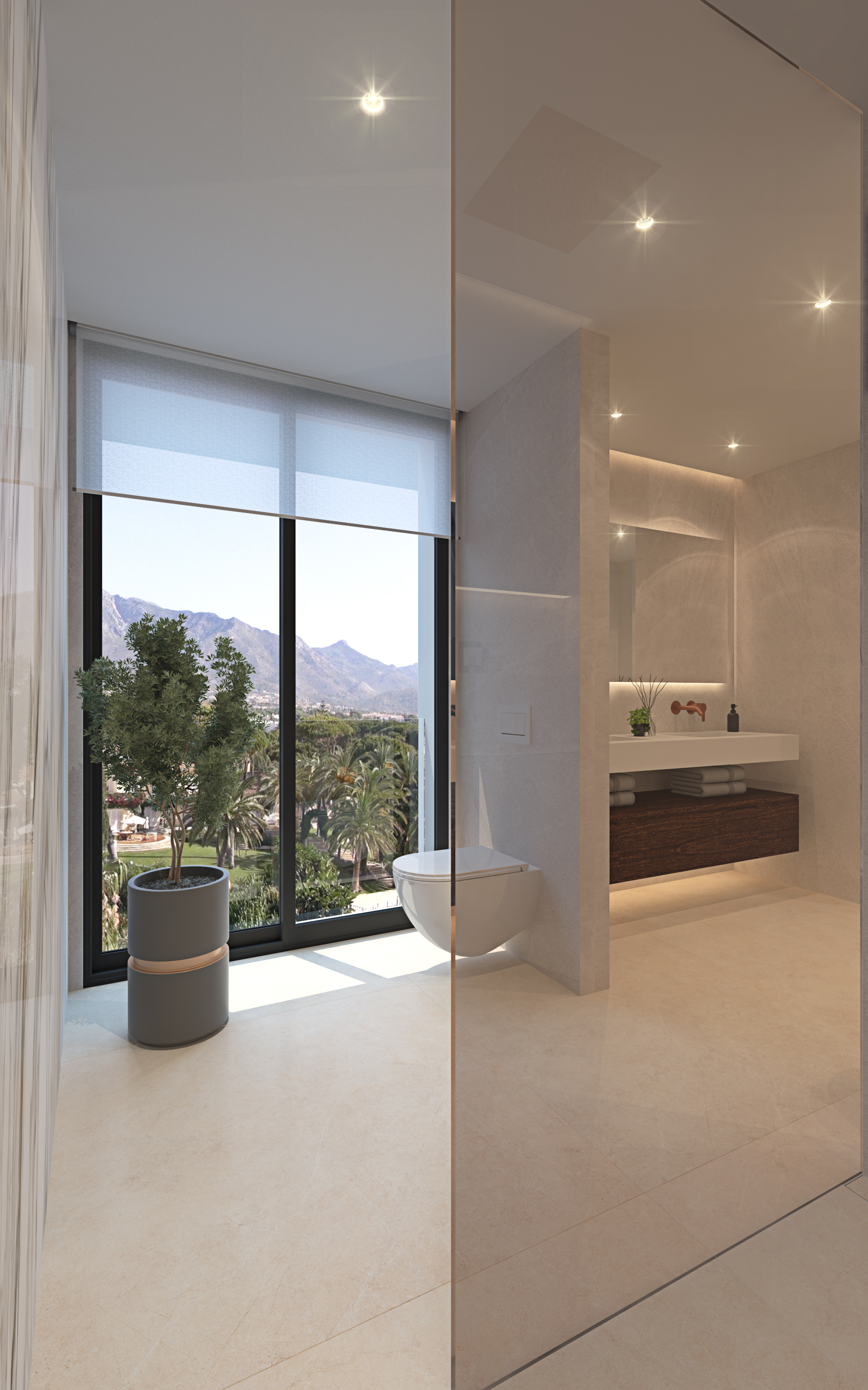 Neubauvilla zum Verkauf von modernstem Design, in der gefragtesten Gegend, Guadalmina Baja.