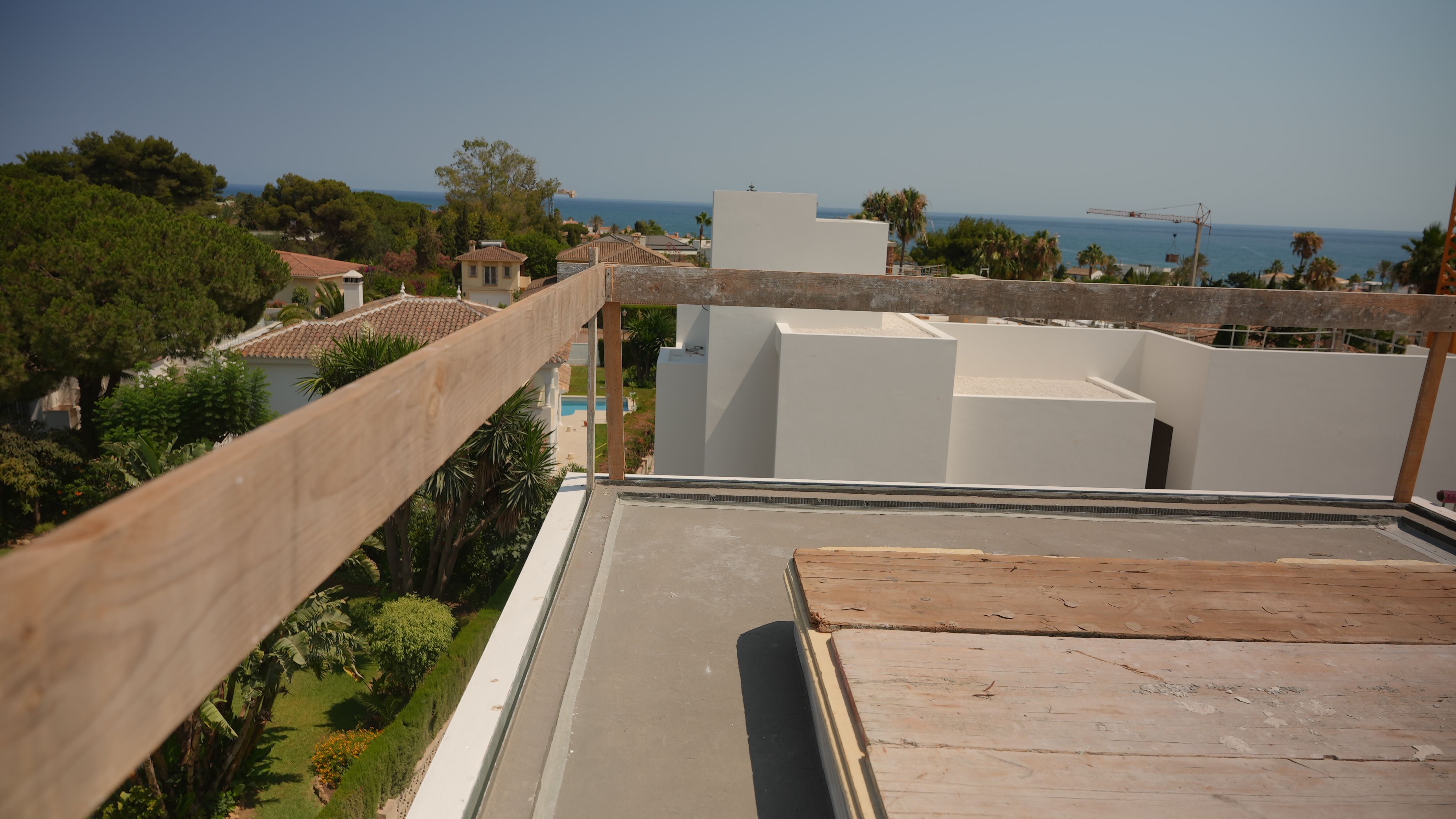 Nybyggd strandvilla, nyckelfärdig, i Marbella österut